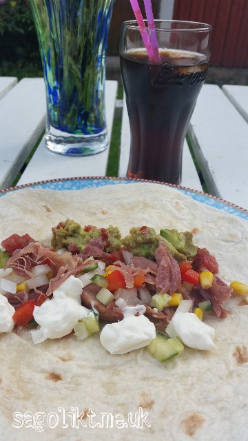 Födelsedags middag för vår 7-åring